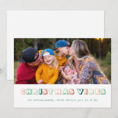 White kerstvibes, kerstfeest (Voorkant / Achterkant)