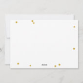 White Kerstwinter Snowy Day Illustratie Feestdagenkaart (Achterkant)