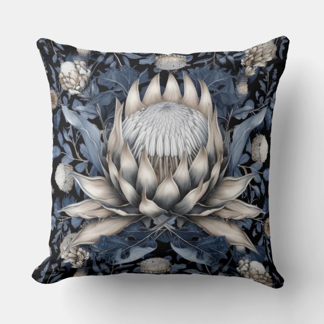 White King Protea Kussen (Voorkant)