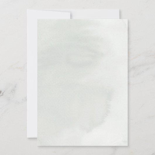 White King Protea Orchids Tropical Floral Wedding Kaart (Achterkant)