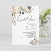 White King Protea Vrijgezellenfeest Kaart (Staand voorkant)