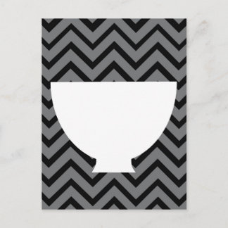 White-Kitchen - kom op chevron. Briefkaart