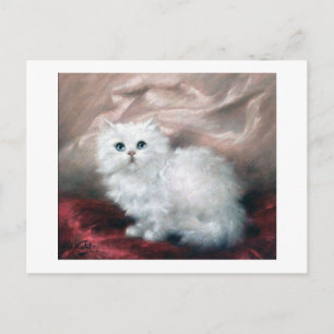 White Kitten, Carl Kahler Briefkaart