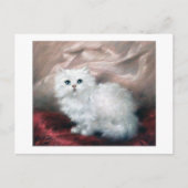 White Kitten, Carl Kahler Briefkaart (Voorkant)