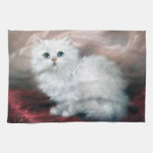 White Kitten, Carl Kahler Theedoek (Horizontaal)