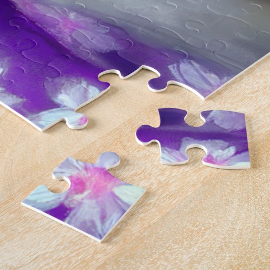 White Kitten Illustratie Legpuzzel (Zijkant)