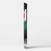  White Kitten Illustratie met Red Flowers Case-Mate iPhone Case (Achterkant / Links)