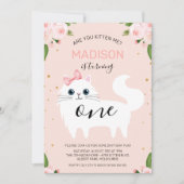 White Kitten is je die me uitnodigt. Kaart (Voorkant)