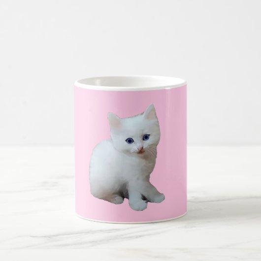 White Kitten Koffiemok (Center)