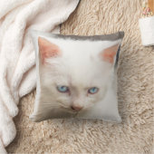 White Kitten Kussen (Deken)