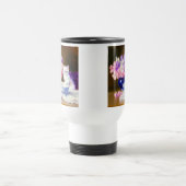  White Kitten met Paars lintje Reisbeker (Center)