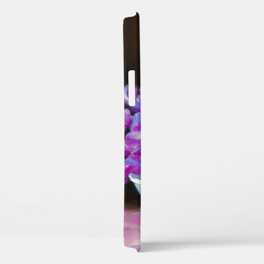 White Kitten met roze bloemen Case-Mate iPhone Case (Achterkant / Rechts)