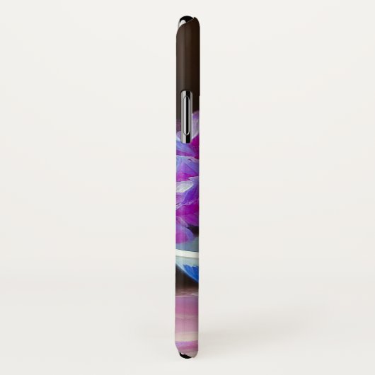 White Kitten met roze bloemen Case-Mate iPhone Case (Achterkant / rechts)