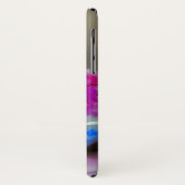 White Kitten met roze bloemen Case-Mate iPhone Case (Achterkant/links)