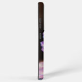  White Kitten met roze bloemen Samsung Galaxy Hoesje (Rechterkant)