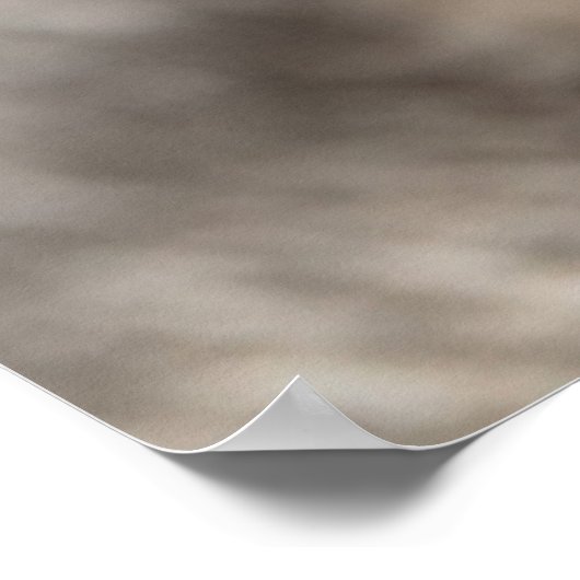 White Kitten Poster (Hoek)