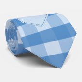 White Kitten zakblauw, kijk naar de grappige 3D Stropdas (Opgerold)