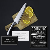 White Knife, Gourmet, Cooking Classes Adverteren Flyer