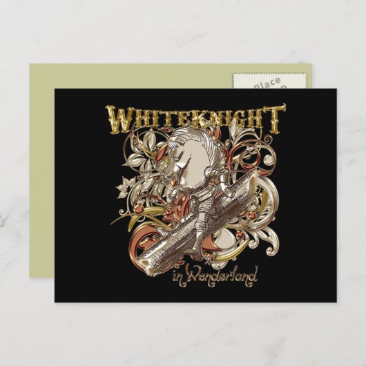 White Knight Carnivale Style (Gold Version) Briefkaart (Voorkant / Achterkant)