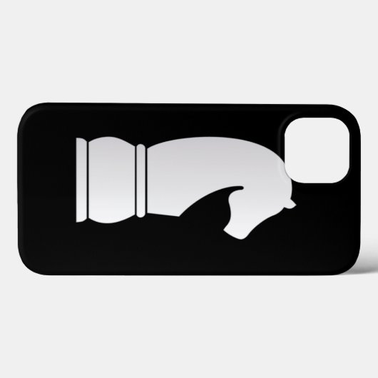 White Knight Chess Case-Mate iPhone Case (Achterkant (horizontaal))