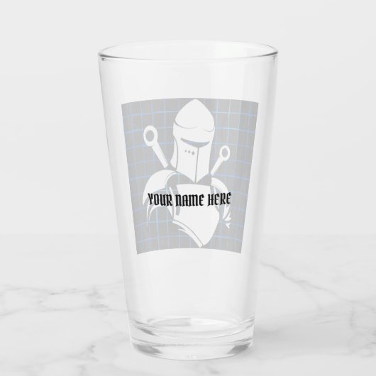 White Knight Drink glas (Achterkant)
