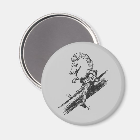 White Knight Magneet (Voorkant / Achterkant)