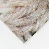 White knitting wool texture background. fleece deken (Hoek)