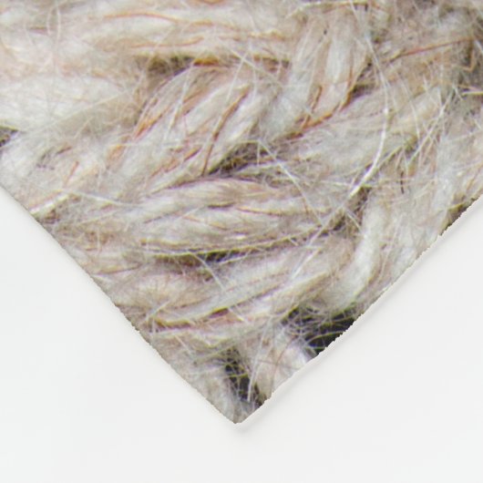White knitting wool texture background. fleece deken (Hoek)