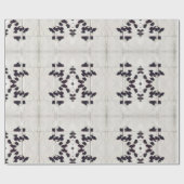 White Koeienhuid Patchwork Afdruk verpakkingspapie Cadeaupapier (Vlak)