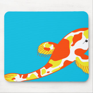 White Koi Fish Muismat
