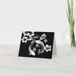 White Koi Kaart