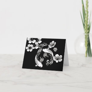 White Koi Kaart