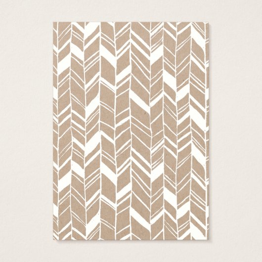 White Kraft Jewelry Designer die Kaart verdient (Achterkant)