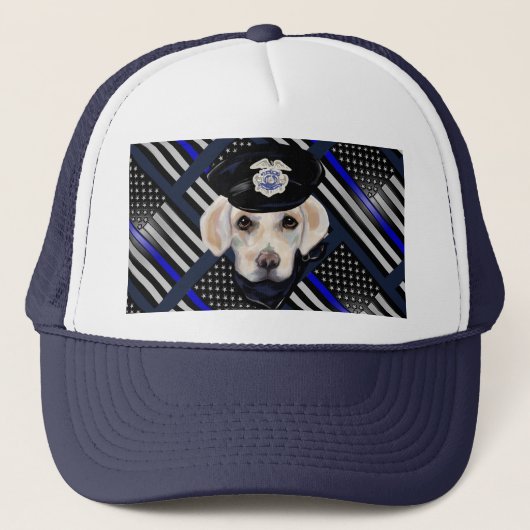 White Labrador Retriever Trucker Pet (Voorkant)