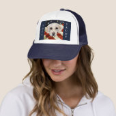 White Labrador Retriever Trucker Pet (In situ)