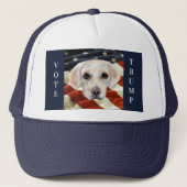 White Labrador Retriever Trucker Pet (Voorkant)