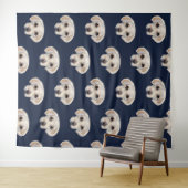 White Labrador Retriever Wandkleed (In Situ (horizontaal))