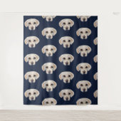 White Labrador Retriever Wandkleed (Voorkant)