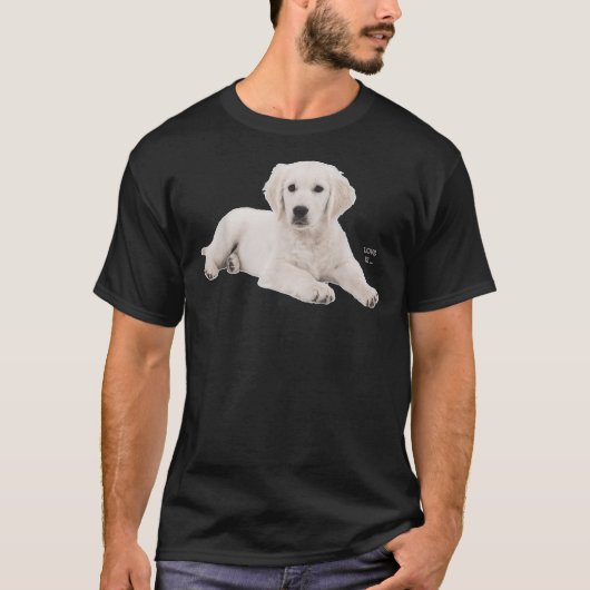 White Labrador Retriever Yellow Love Lab mama T-shirt (Voorkant)