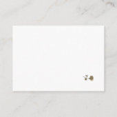 White Lace and Roos Leaves Response Kaart (Achterkant)