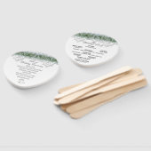 White Lace & Babies Breath Wedding Handwaaier (Niet-gemonteerd)