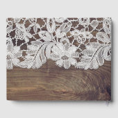 White Lace | Barn Wood Wedding Gastenboek (Achterkant)