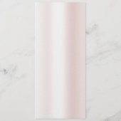 White Lace Bloemen Wedding Menu (Achterkant)