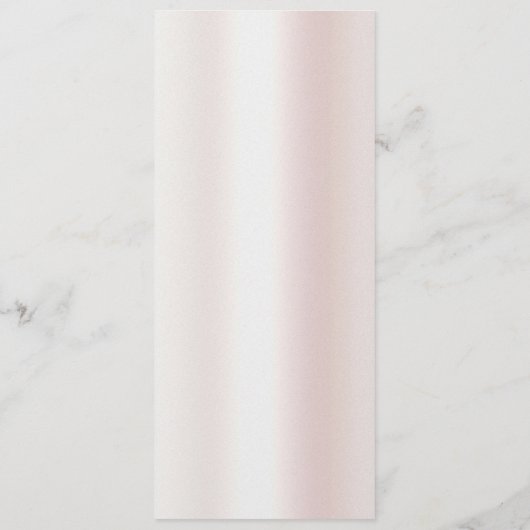 White Lace Bloemen Wedding Menu (Achterkant)