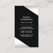 White Lace Bruids Bodysuit Lingerie Boutique Visitekaartje (Achterkant)