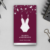 White Lace Bruids Bodysuit Lingerie Boutique Visitekaartje