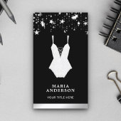 White Lace Bruids Bodysuit Lingerie Boutique Visitekaartje