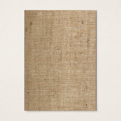 White Lace Burlap Earring Holder Jewelry Display Visitekaartjes (Achterkant)