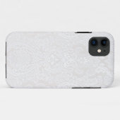 White Lace Case-Mate iPhone Case (Achterkant (horizontaal))
