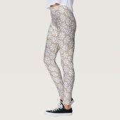 White Lace Daisy Comfortable Sexy Cute Hot Classy Leggings (Links)